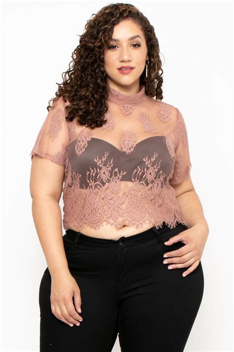 Plus Size Crop Tops For Women